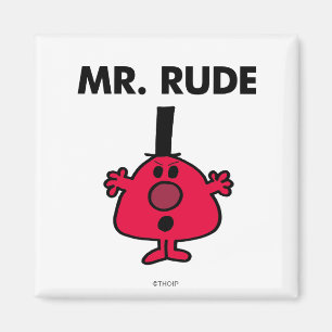 Mr. Rude Red-Faced Anger Magnet