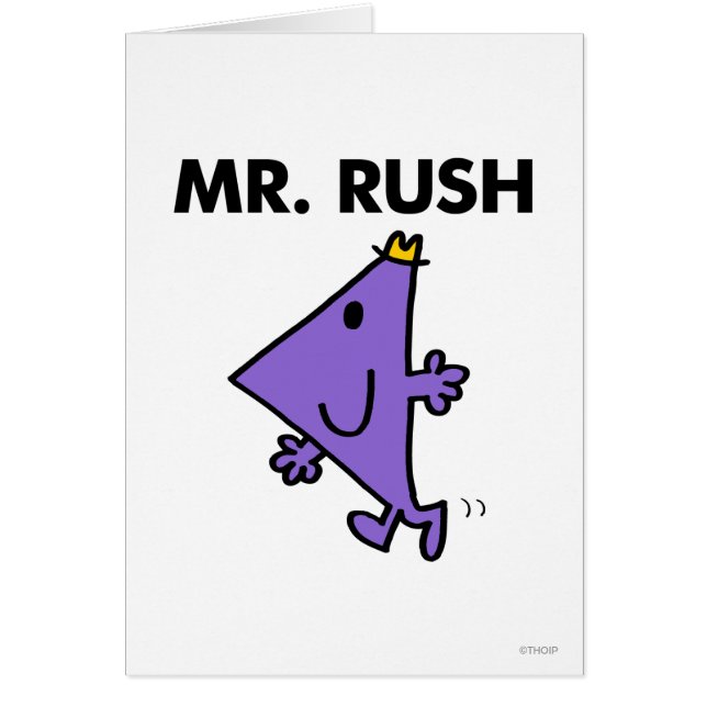 Mr. Rush | Quick Pace (Front)