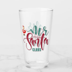 Mr. Santa Claus Glass