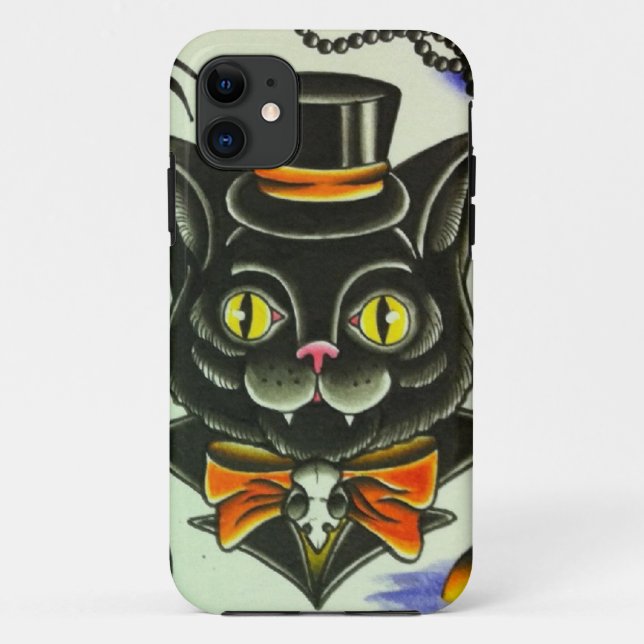 Mr. Scary Cat Case-Mate iPhone Case (Back)