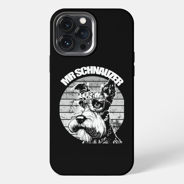 Mr Schnauzer iPhone Case (Back)