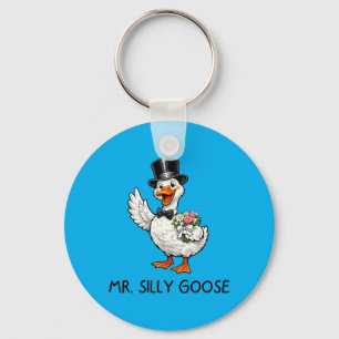 Mr Silly Goose Wedding Bachelor Party Funny Key Ring