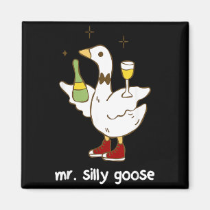 Mr Silly Goose Wedding Bachelor Party Funny Magnet