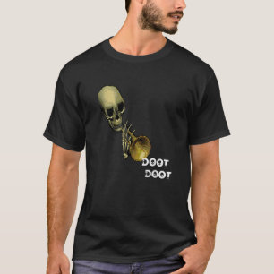Mr Sketal Spooktober Doot Doot Funny Humour meme T T-Shirt