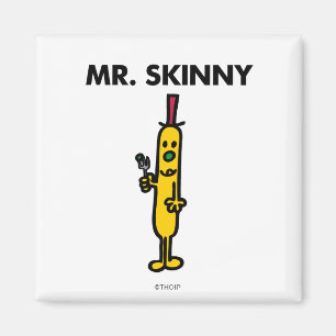Mr. Skinny Pea & Fork Magnet