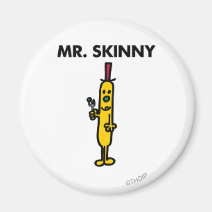 Mr. Skinny   Pea & Fork Magnet
