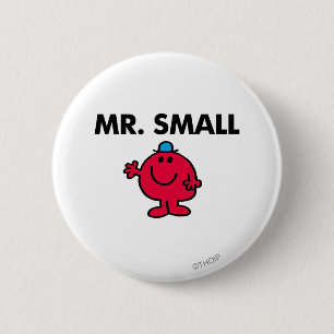 Mr. Small Waving Hello 6 Cm Round Badge