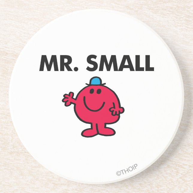 Mr. Small Waving Hello Coaster (Front)