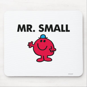Mr. Small Waving Hello Mouse Pad
