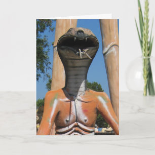 Mr Snake AKA Cobra Head ... Buddhist Hell Card