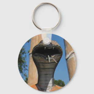 Mr Snake AKA Cobra Head ... Buddhist Hell Key Ring