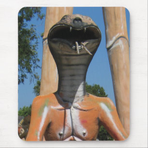 Mr Snake AKA Cobra Head ... Buddhist Hell Mouse Pad