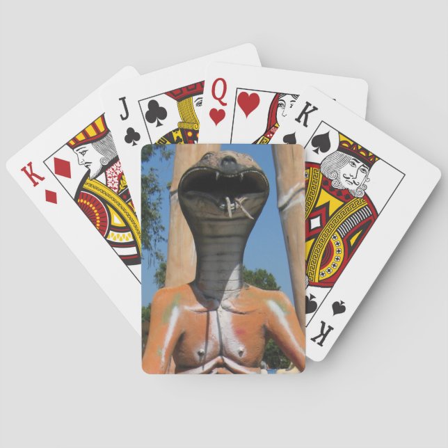 Mr Snake AKA Cobra Head ... Buddhist Hell Playing Cards (Back)