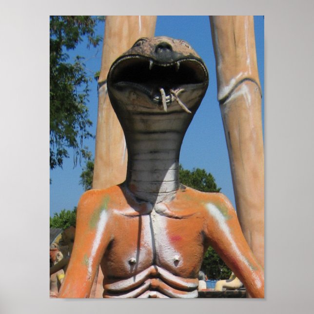 Mr Snake AKA Cobra Head ... Buddhist Hell Poster (Front)