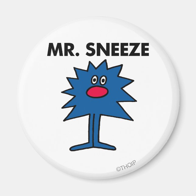 Mr. Sneeze | Jagged-Edged Body Magnet (Front)