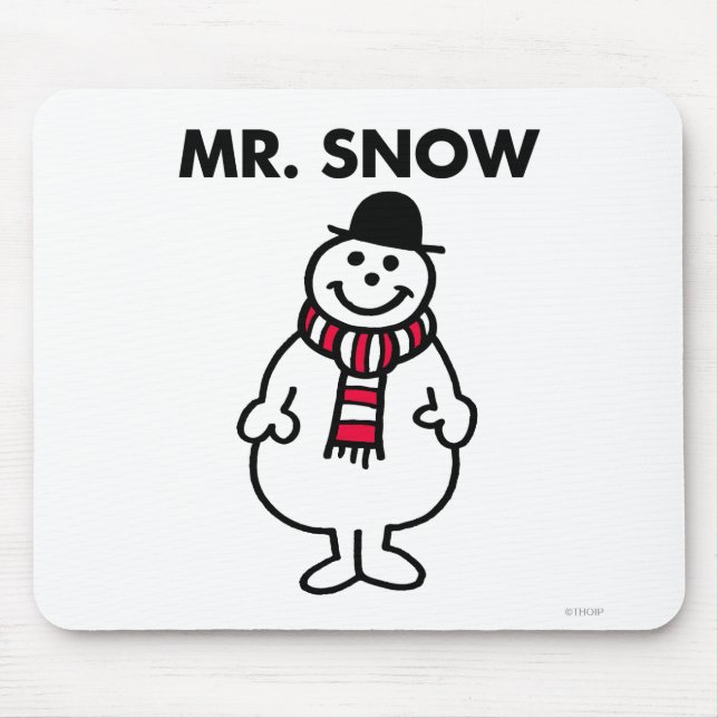 Mr. Snow | Classic Pose Mouse Pad (Front)