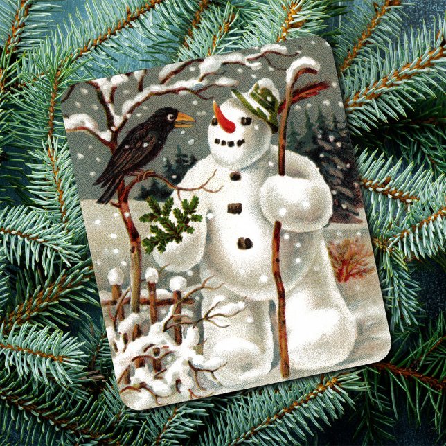 Mr. Snowman and Mr. Crow Mousepad (Creator Uploaded)