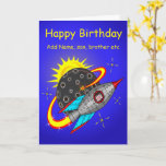 Mr Spacemen Card<br><div class="desc">I am an artist based in Norfolk, United Kingdom. I work in my converted shed studio creating artwork for greeting cards. I also do commissioned artwork of animal portraits and landscape scenes in various art form mediums. As a hobby I enjoy creating cartoon caricatures for greeting card artwork. I do...</div>