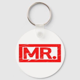 Mr. Stamp Key Ring