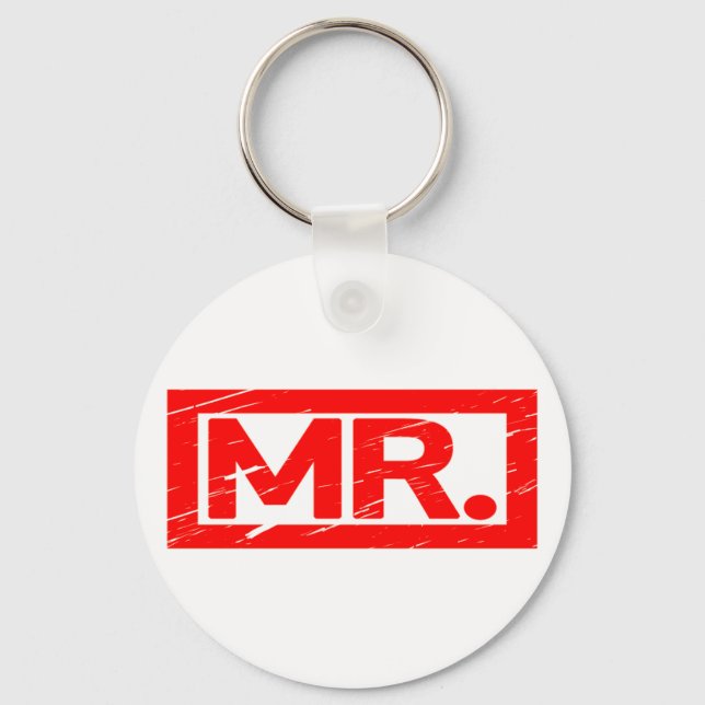 Mr. Stamp Key Ring (Front)