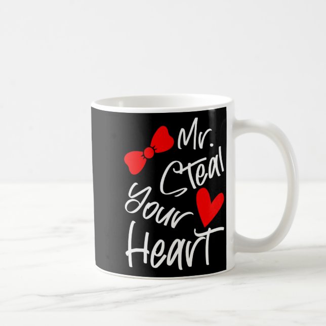 Mr Steal Your Heart For Boys Toddlers Valentines _ Coffee Mug (Right)