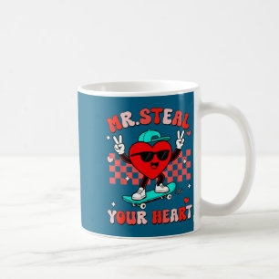 Mr Steal Your Heart For Boys Toddlers Valentine's Coffee Mug