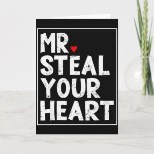 Mr Steal Your Heart For Boys Toddlers Valentines D Card