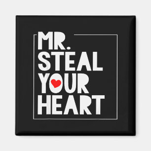 Mr Steal Your Heart For Boys Toddlers Valentines D Magnet