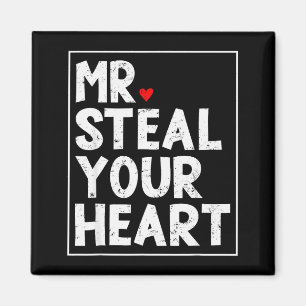 Mr Steal Your Heart For Boys Toddlers Valentines D Magnet