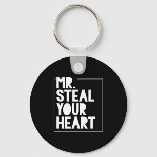 Mr Steal Your Heart For Boys Toddlers Valentines _ Key Ring