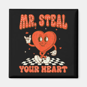 Mr Steal Your Heart For Boys Toddlers Valentine's Magnet