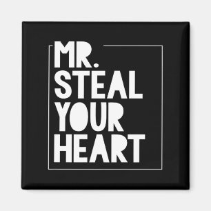 Mr Steal Your Heart For Boys Toddlers Valentines _ Magnet