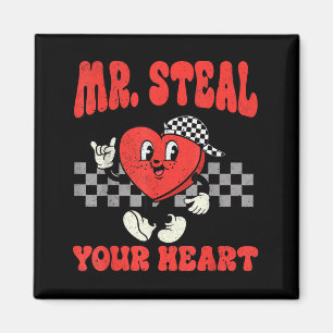 Mr Steal Your Heart For Boys Toddlers Valentine's Magnet