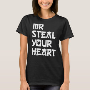 Mr Steal Your Heart V Day 2022 Boys Kids Toddlers T-Shirt
