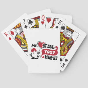 Mr. Steal Your Heart - Valentine Playing Cards