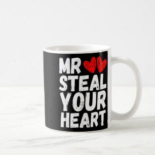 Mr Steal Your Heart Valentines Day Boys Kids  Coffee Mug