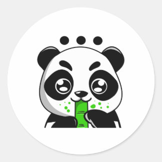 mr sticker. classic round sticker