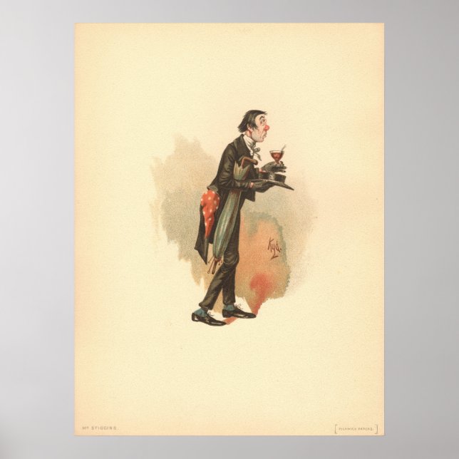 Mr. Stiggins by Kyd - Dickens' The Pickwick Papers Poster (Front)