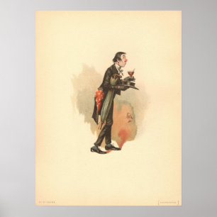 Mr. Stiggins from The Pickwick Papers Poster