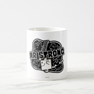Mr. Strong   Black & White Coffee Mug