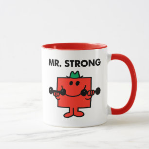 Mr. Strong   Lifting Weights Mug