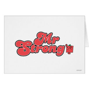 Mr. Strong Red Lettering