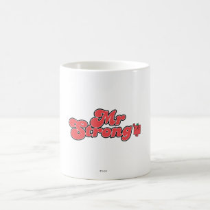 Mr. Strong   Red Lettering Coffee Mug