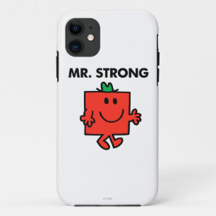 Mr. Strong Waving Hello iPhone 11 Case