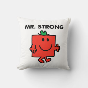 Mr. Strong Waving Hello Cushion