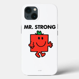 Mr. Strong Waving Hello iPhone Case