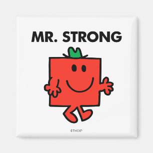Mr. Strong Waving Hello Magnet