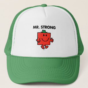 Mr. Strong Waving Hello Trucker Hat