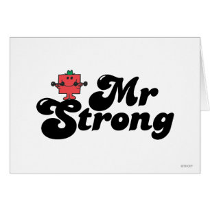Mr. Strong Weights & Bubble Lettering