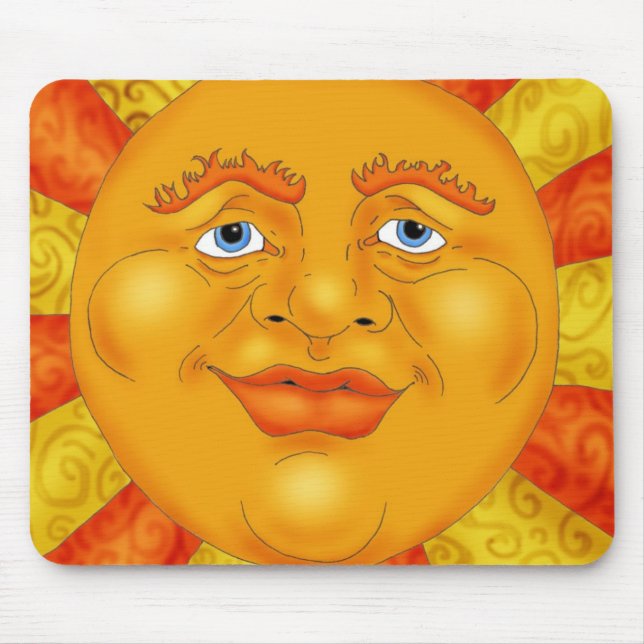 Mr. Sun Mouse Pad (Front)